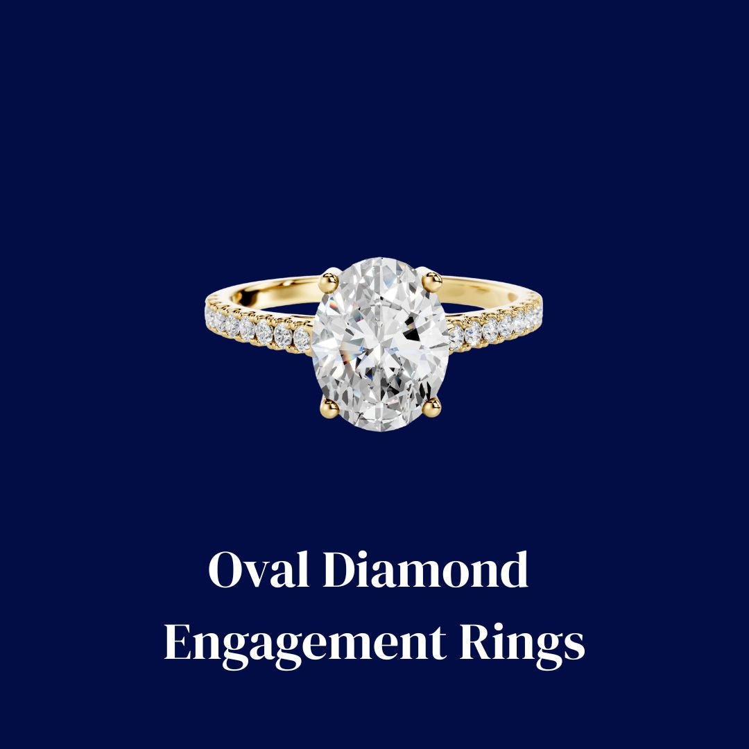 Oval Diamond Engagement Rings