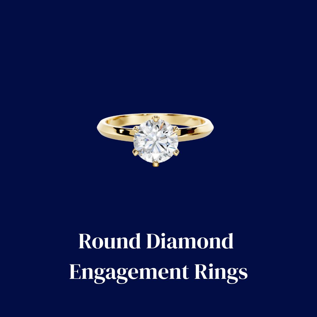 Round Brilliant Diamond Engagement Rings