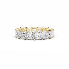 Princess Cut Diamond Eternity Ring - 4mm Diamonds - 6.5 Carat