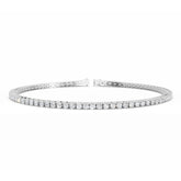 2 Carat White Gold Diamond Tennis Bracelet