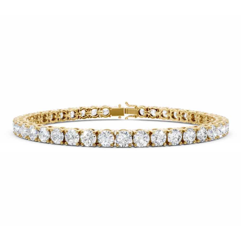 18K Gold Diamond Tennis Bracelet 9 carats