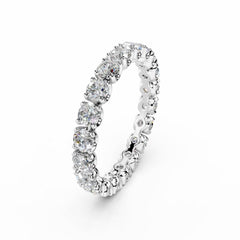 Eternity Diamond Ring - 3MM Round Diamonds - 2 Carats