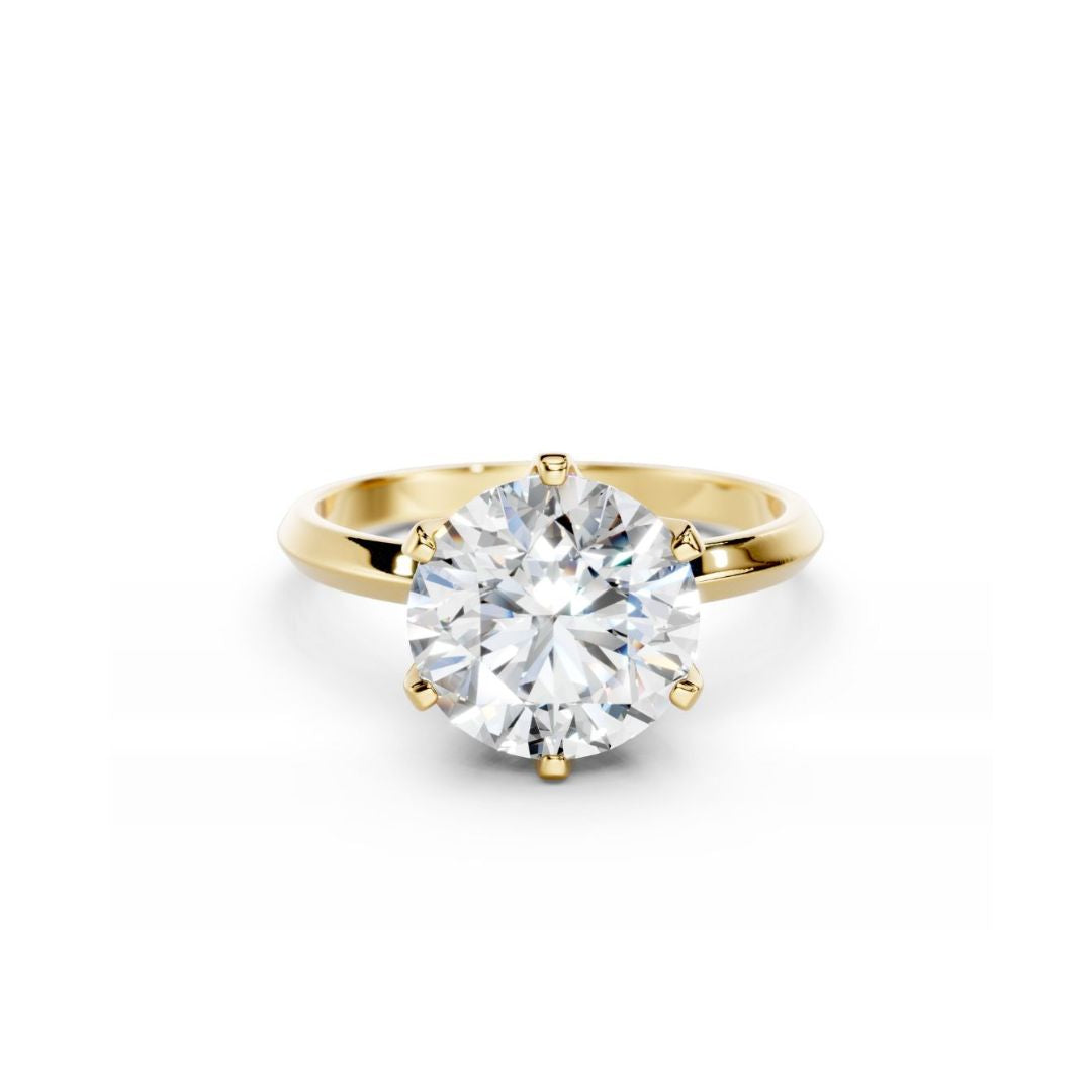 3 Carat Round Diamond Engagement Ring