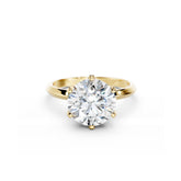 3 Carat Round Diamond Engagement Ring