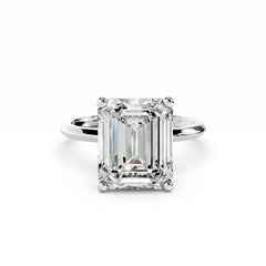 5 Carat Emerald Cut Diamond Engagement Ring