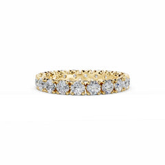 Eternity Diamond Ring -3.5MM Round Diamonds - 2.90 Carat