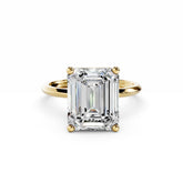 5 Carat Emerald Cut Diamond Engagement Ring