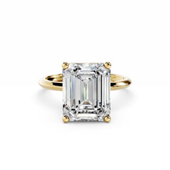 5 Carat Emerald Cut Diamond Engagement Ring