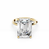 8 Carat Emerald Cut Diamond Engagement Ring