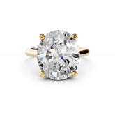8 Carat Oval Diamond Engagement Ring