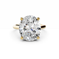 8 Carat Oval Diamond Engagement Ring