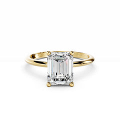 2 Carat Emerald Cut Diamond Ring