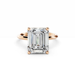 5 Carat Emerald Cut Diamond Engagement Ring