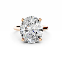 8 Carat Oval Diamond Engagement Ring