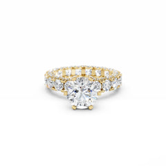 2 Carat Round Diamond Eternity Engagement Ring