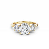 1.5 Carat Three Stone Diamond Engagement Ring