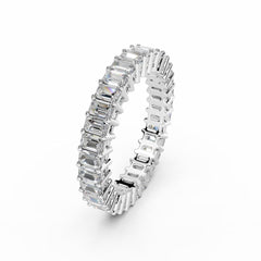 Emerald Cut Diamond Eternity Ring - 3x2 Emerald Diamonds - 2.25 Carat
