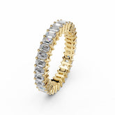 Emerald Cut Diamond Eternity Ring - 3x2 Emerald Diamonds - 2.25 Carat