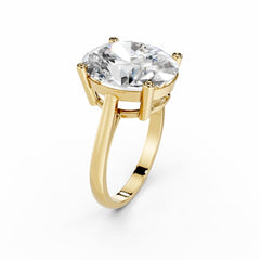 8 Carat Oval Diamond Engagement Ring