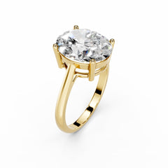 5 Carat Oval Diamond Engagement Ring