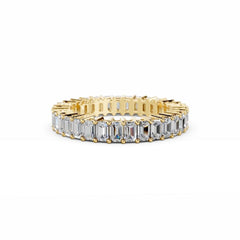 Emerald Cut Diamond Eternity Ring - 3x2 Emerald Diamonds - 2.25 Carat