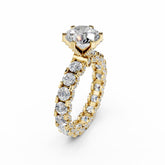 2 Carat Round Diamond Eternity Engagement Ring