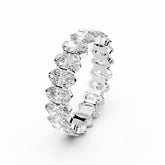 Oval Diamond Eternity Ring - 5x3 Oval Diamonds - 3.5 Carat