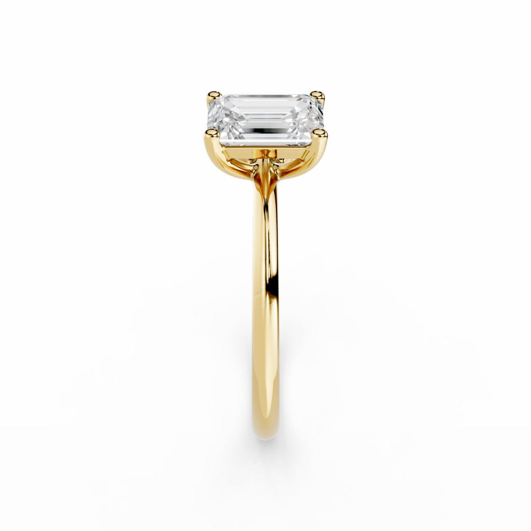 10_4f09fd9a-e3d1 Carat Emerald Cut Diamond Ring Gold