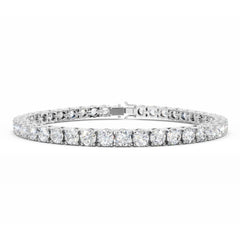 18K White Gold Diamond Tennis Bracelet 9 Carat