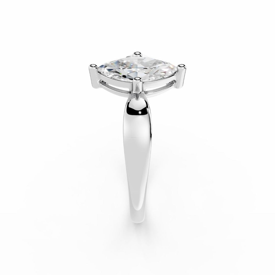 1 Carat Marquise Diamond Ring Dubai White Gold