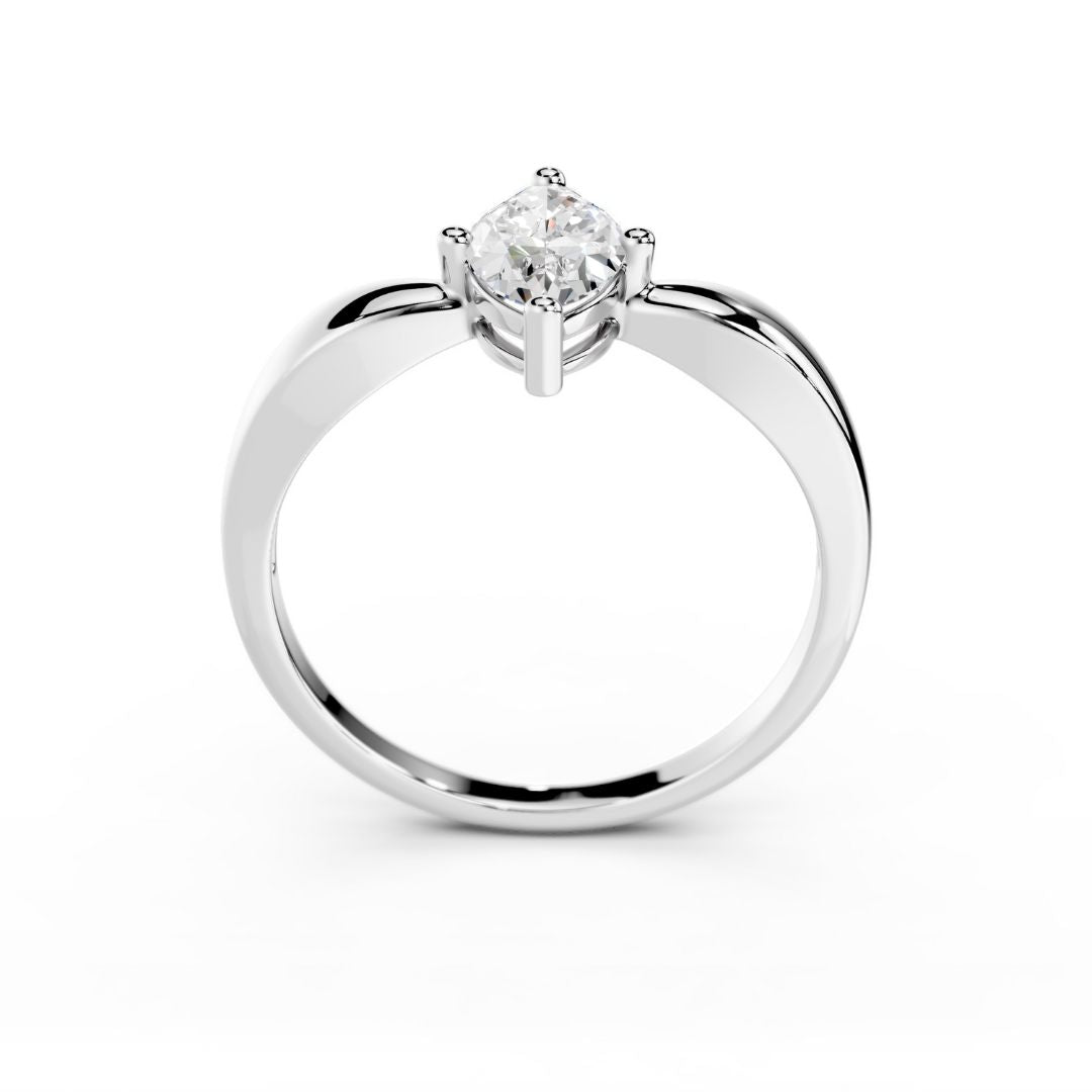 1 Carat Marquise Lab Grown Diamond Ring Dubai White Gold
