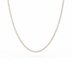 18K Gold Diamond Tennis Bracelet - 2MM Diamonds - 5 Carats