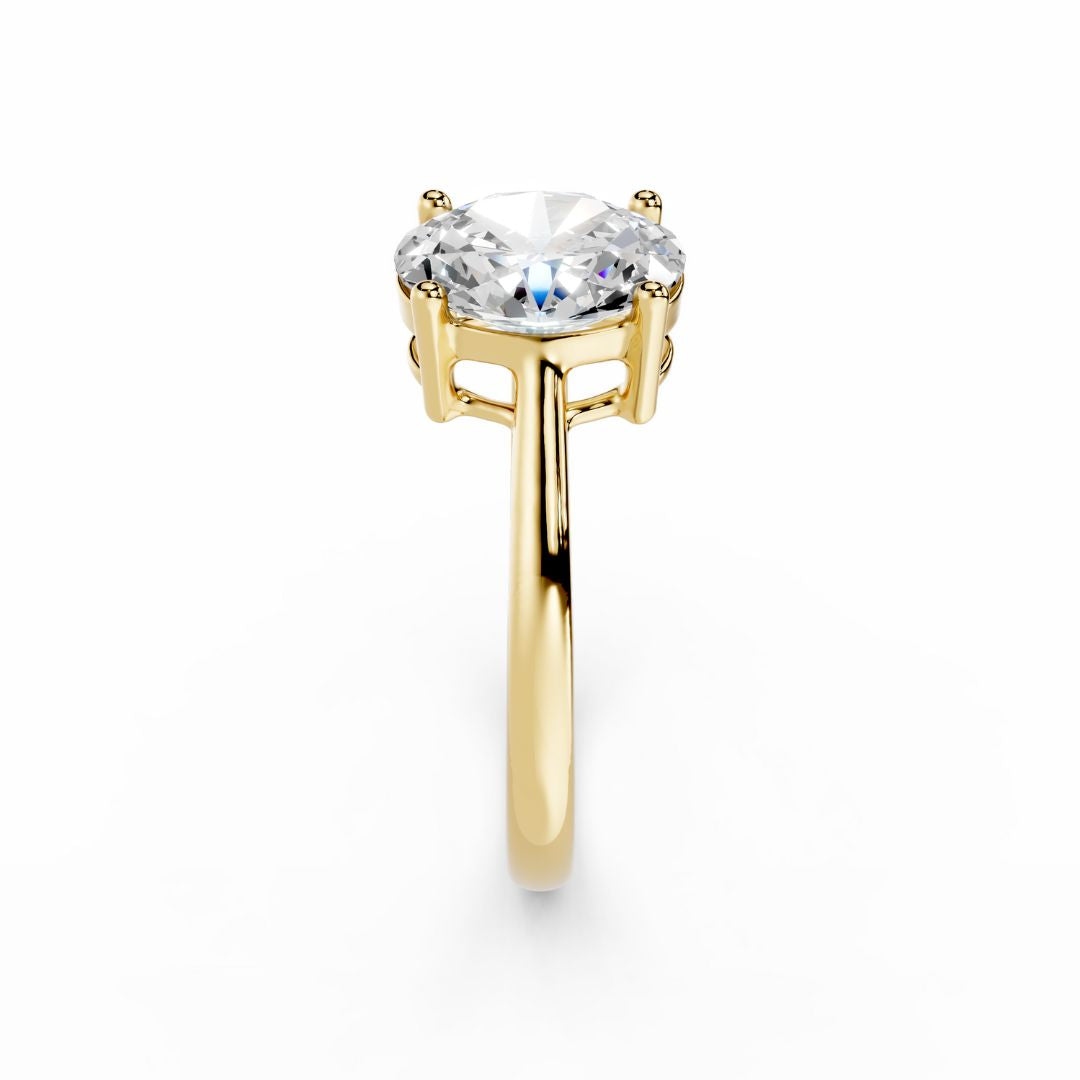 2 Carat Oval Engagement RingGold 