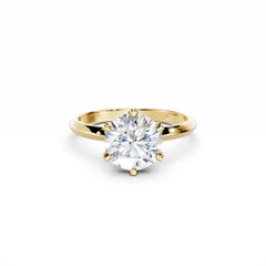 2 Carat Round Diamond Engagement Ring 