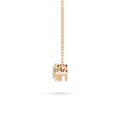 18K Gold Marquise Yellow Diamond Solitaire Necklace - 1 Carat