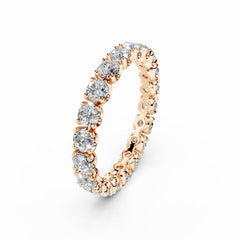 Eternity Diamond Ring - 3MM Round Diamonds - 2 Carats
