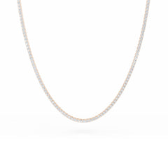 18K Gold Diamond Tennis Bracelet - 2MM Diamonds - 5 Carats