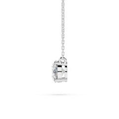 18K Gold Round Diamond Solitaire Necklace - 1 Carat