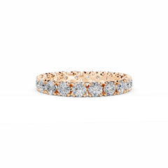 Eternity Diamond Ring -3.5MM Round Diamonds - 2.90 Carat