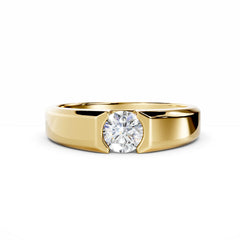 Men 0.50 Carat Round Cut Diamond Engagement Ring