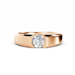 Men 0.50 Carat Round Cut Diamond Engagement Ring