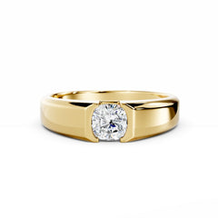 Men 0.50 Carat Cushion Cut Diamond Engagement Ring
