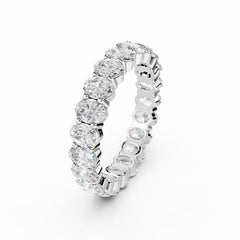 Eternity Diamond Ring - Oval Diamonds - 2.5 Carat