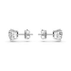 1 Carat Heart Cut Diamond Earrings
