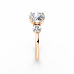 1.5 Carat Three Stone Diamond Engagement Ring