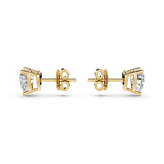 1 Carat Heart Cut Diamond Earrings
