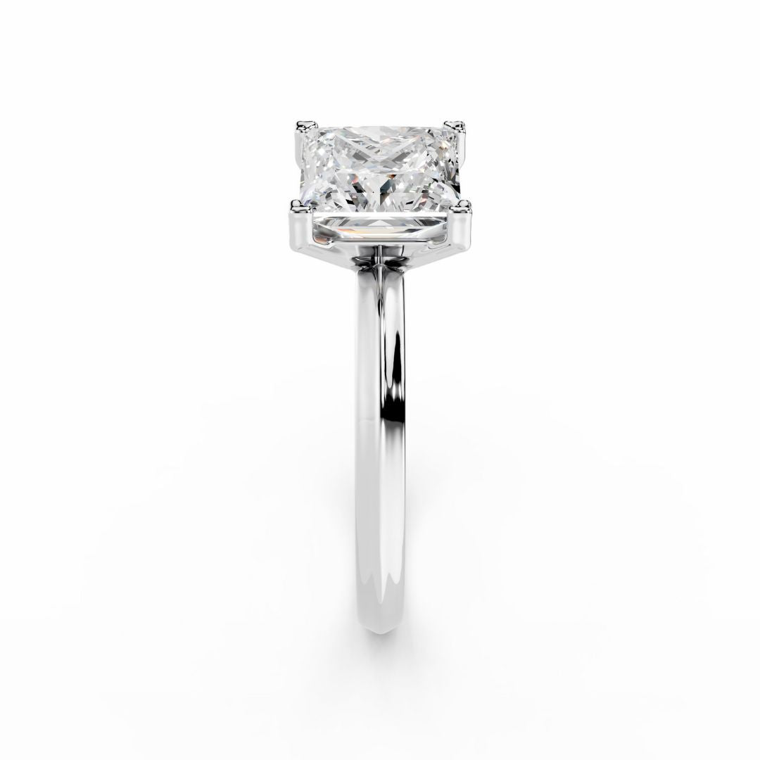 Princess Cut Diamond Ring White Gold