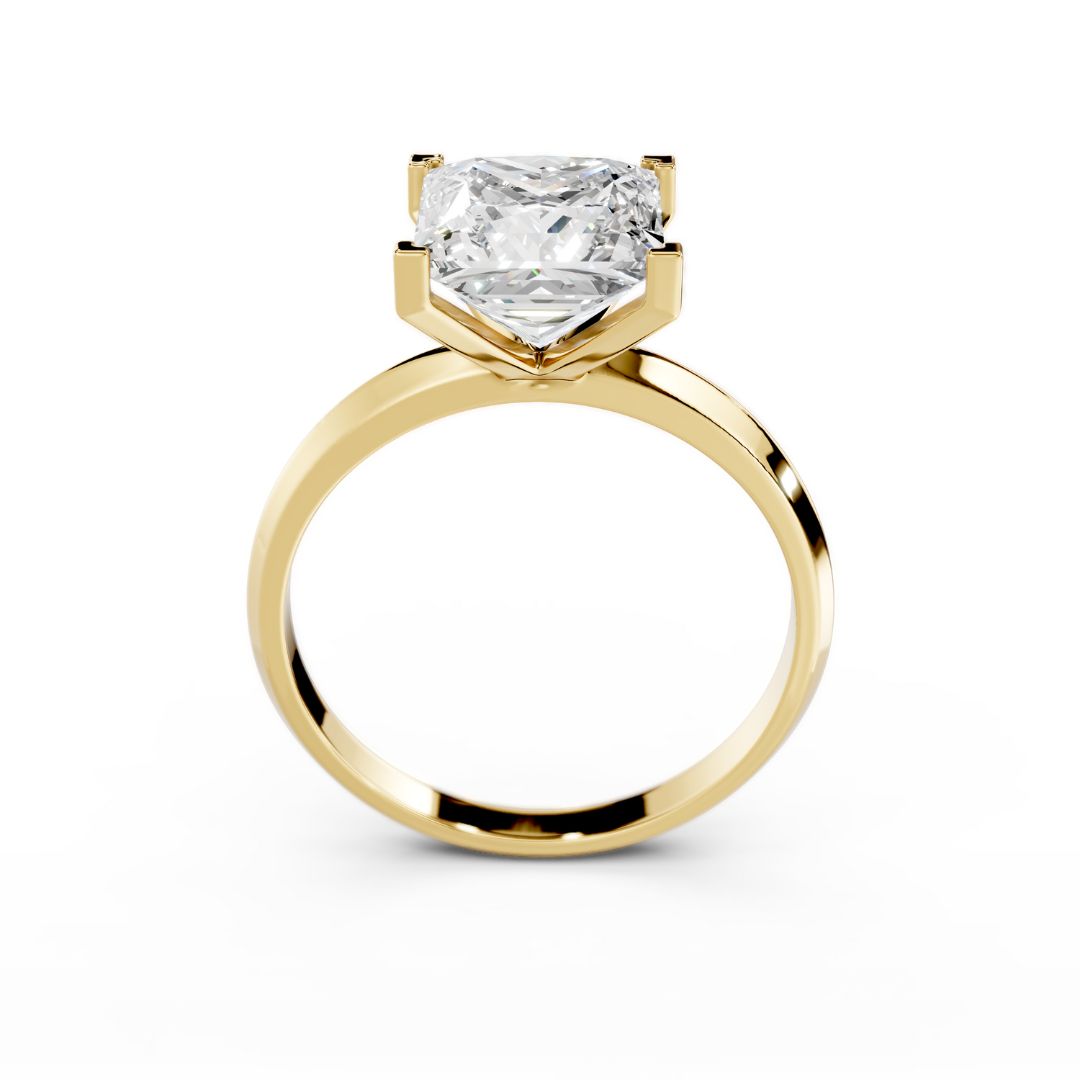 Princess Diamond Ring 3 carat Gold